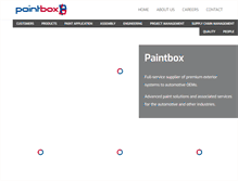 Tablet Screenshot of paintboxuk.com